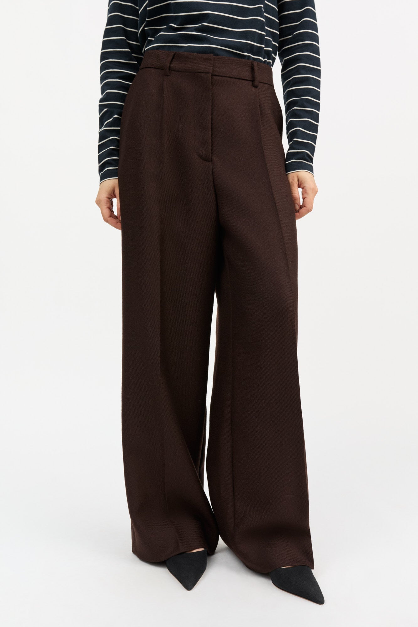 Skall Studio Emmerson trousers Trousers Dark brown